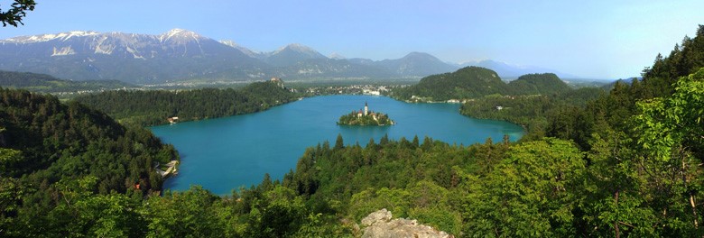 Ojstrica - vyhlídka na Bled