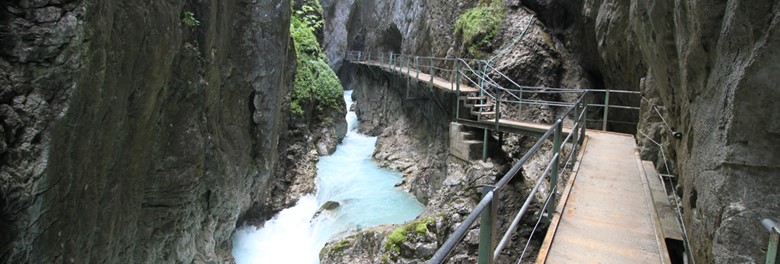 Soutěska Leutascher Geisterklamm