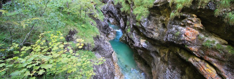 Soutěska Tiefenbachklamm