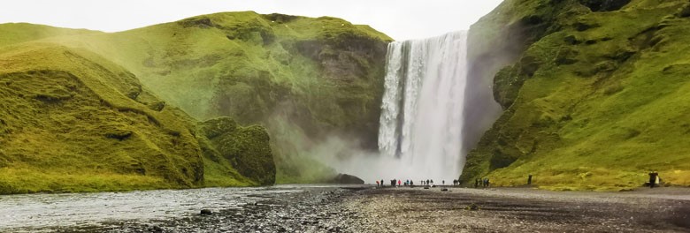 Vodopád Skógafoss