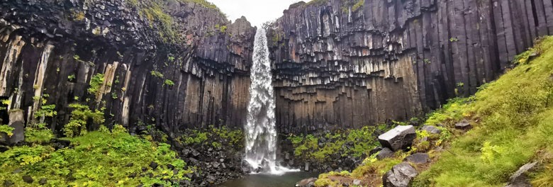 Vodopád Svartifoss