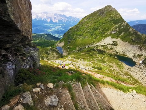 Spiegelsee a Reiteralm