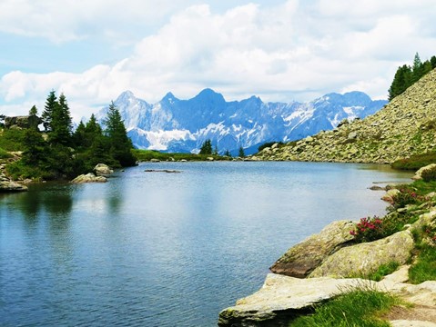 Spiegelsee a Reiteralm