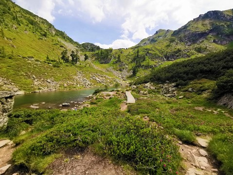 Spiegelsee a Reiteralm