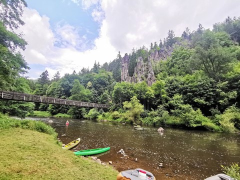 Ohře na raftu