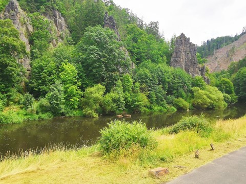 Ohře na raftu